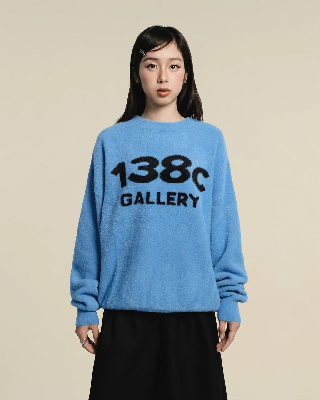 138Knitwear Love Knit Fuzzy Sweater