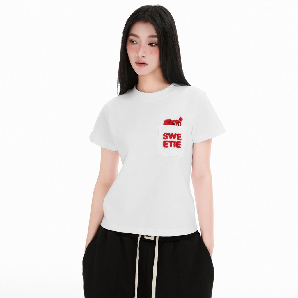 SWE Peeking Pocket Baby Tee