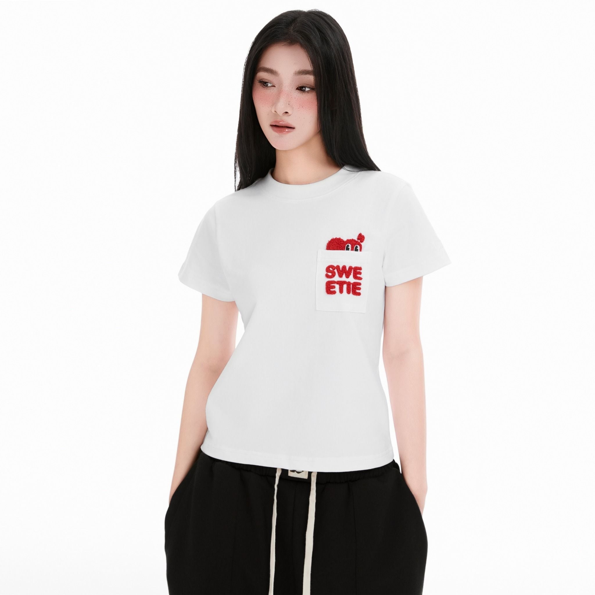 SWE Peeking Pocket Baby Tee