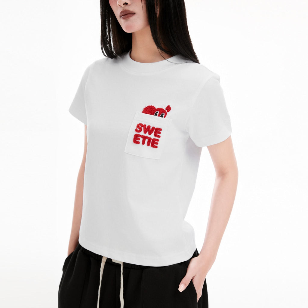 SWE Peeking Pocket Baby Tee
