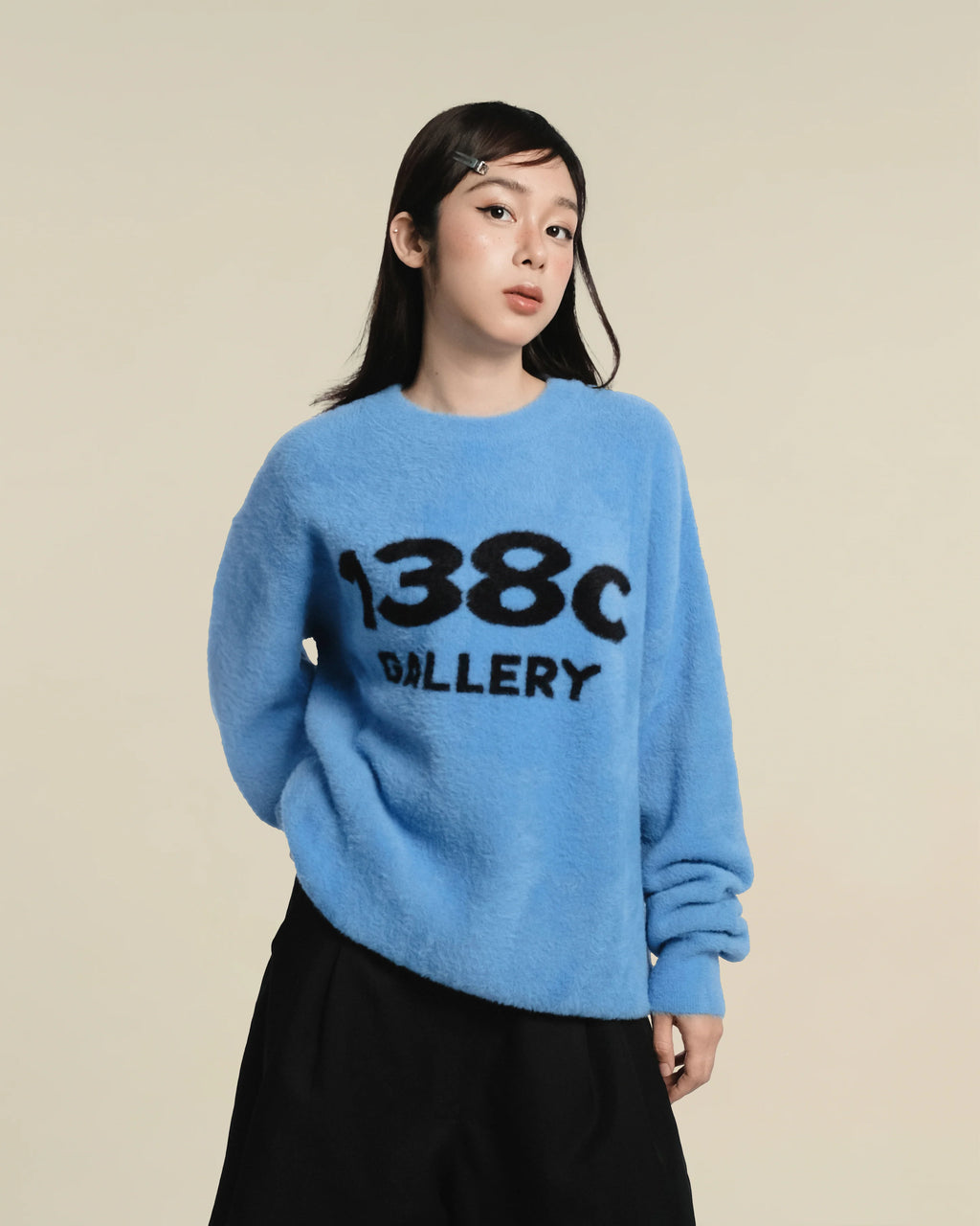 138Knitwear Love Knit Fuzzy Sweater