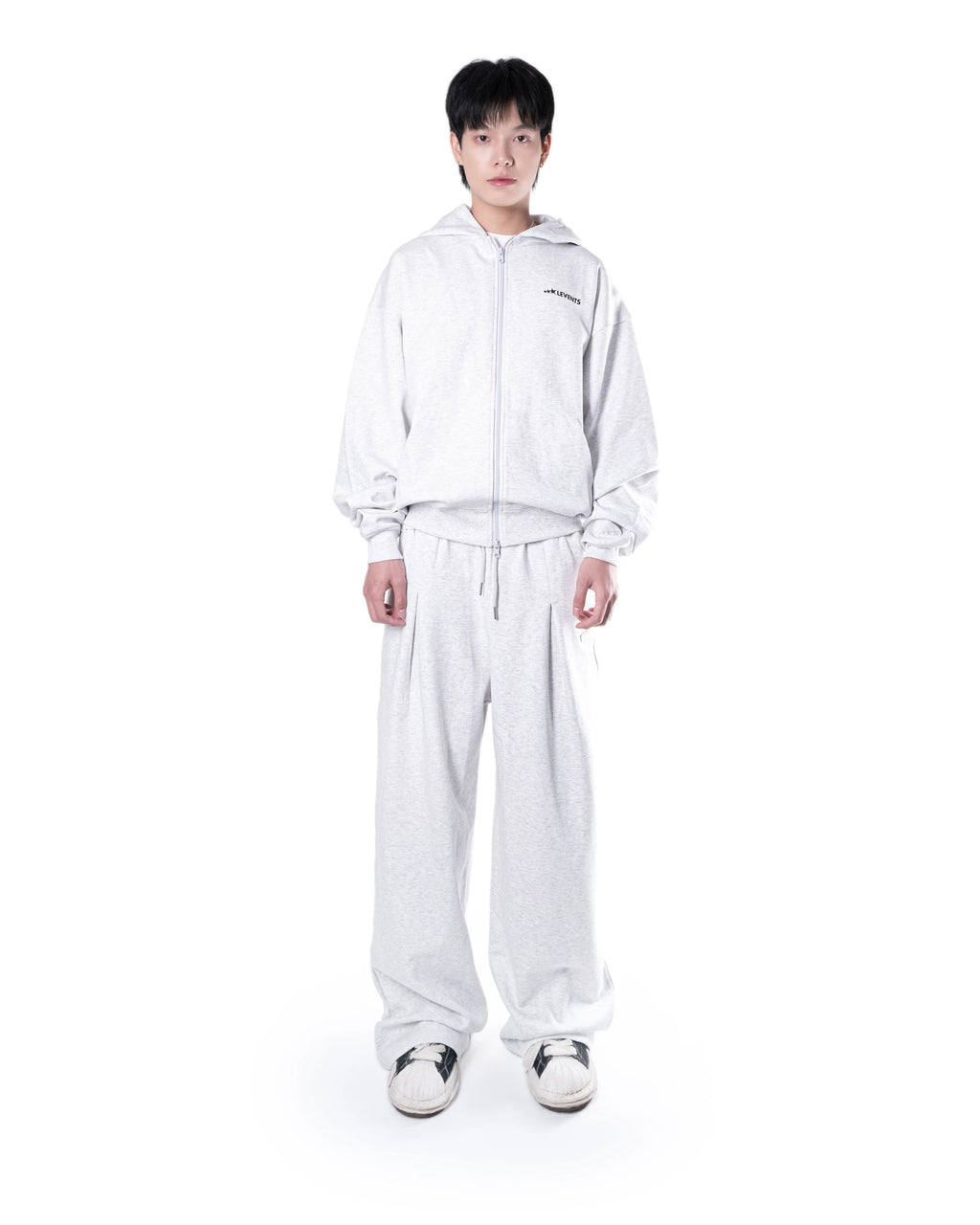 Levents® XL Logo Zipper Hoodie Boxy