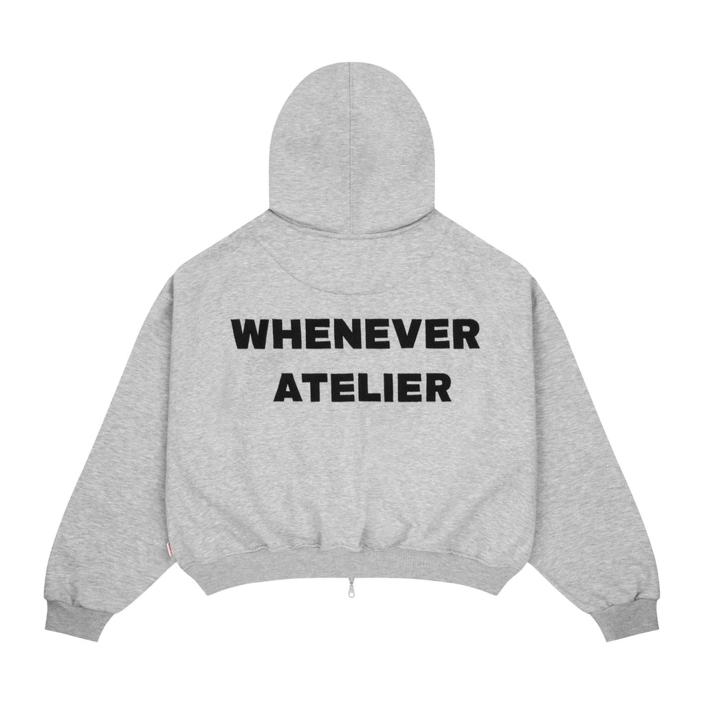 Whenever Basic Zip-up Hoodie